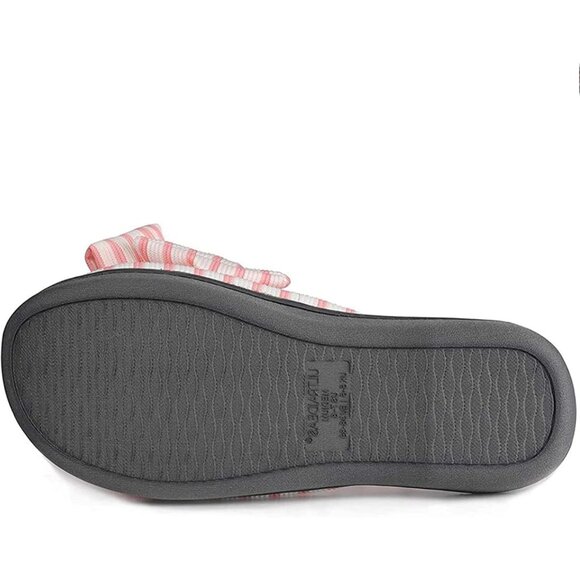 Women's Light Pink White Memory Foam House Eurytides Slide Slippers Shoes - Picture 5 of 9